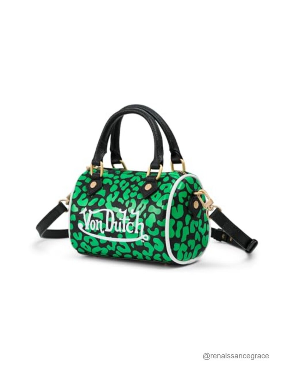 Faux Leather Cheetah Print Mini Crossbody Bag Vegan Leather
